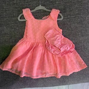 Carter's Pink Polka Dot Dress with Bloomers